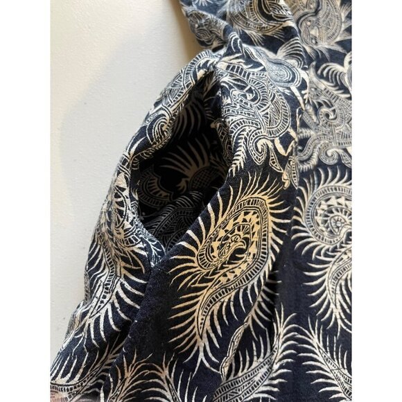 Maxi Dress Sleeveless V-Neck Womens XL Geometric Animal Zanzea Black White - Picture 7 of 9